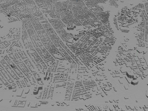 bridgeport city connecticut usa 30km 3D Model