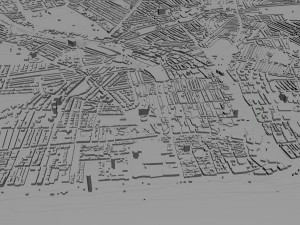 brighton city england 25km 3D 모델