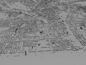 brighton city england 25km 3D Model