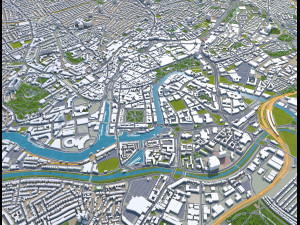 bristol city united kingdom 35km Modèle 3D