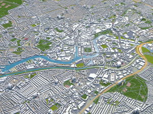 bristol city united kingdom 35km Modèle 3D
