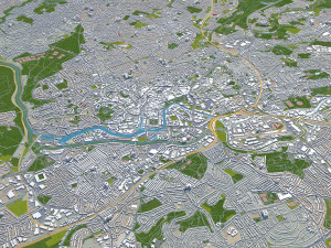 bristol city united kingdom 35km Modèle 3D