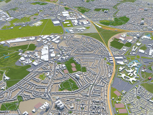 bristol city united kingdom 35km Modèle 3D
