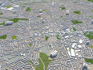 bristol city united kingdom 35km Modèle 3D