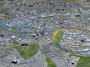 bristol city united kingdom 35km Modèle 3D