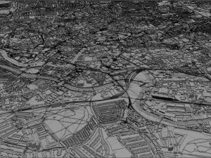 bristol city united kingdom 35km Modèle 3D