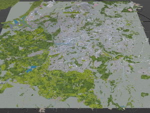 bristol city united kingdom 35km Modèle 3D