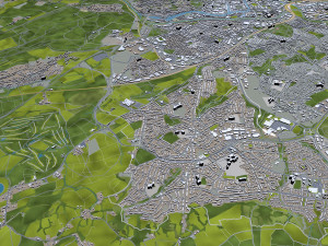 bristol city united kingdom 35km Modèle 3D