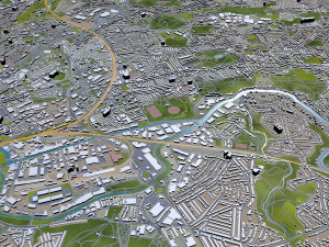 bristol city united kingdom 35km Modèle 3D