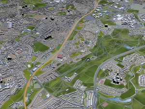 bristol city united kingdom 35km Modèle 3D