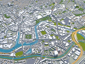 bristol city united kingdom 35km Modèle 3D