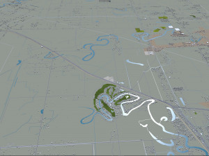 brownsville and harlingen city texas usa 70km 3Dモデル