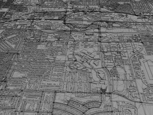 burnaby city canada 20km 3D-Modell