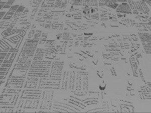 burnaby city canada 20km 3D-Modell