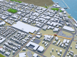 cairns city australia 50km Modelo 3D