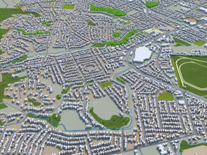cairns city australia 50km Modelo 3D