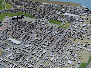 cairns city australia 50km Modelo 3D