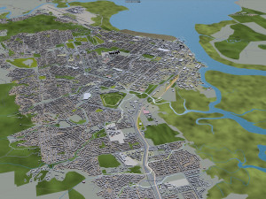 cairns city australia 50km Modelo 3D