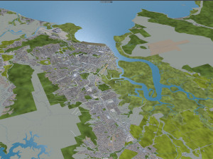 cairns city australia 50km Modelo 3D