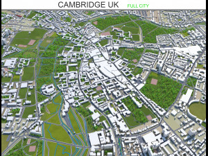 cambridge city uk 20km Modelo 3D
