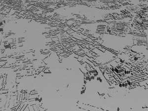 cambridge city uk 20km 3D 모델