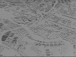 cardiff wales city uk 30km Modelo 3D