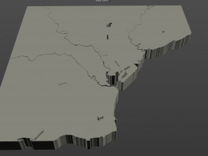 cardiff wales city uk 30km Modelo 3D