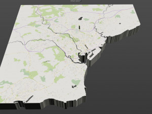 cardiff wales city uk 30km Modelo 3D