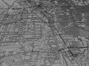carrollton city texas usa 25km 3D 모델