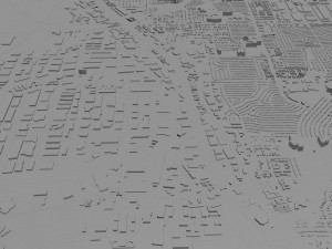 carrollton city texas usa 25km 3D 모델