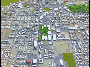 carson city nevada usa 40km 3D Модель