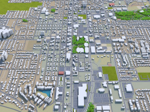 carson city nevada usa 40km 3D Модель