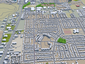 carson city nevada usa 40km 3D Модель