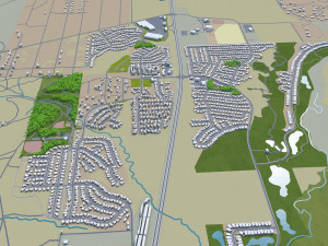 carson city nevada usa 40km 3D Модель