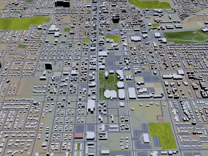 carson city nevada usa 40km 3D Модель