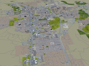 carson city nevada usa 40km 3D Модель