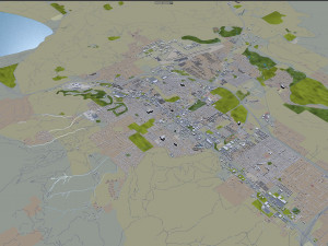 carson city nevada usa 40km 3D Модель