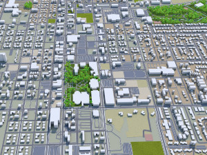 carson city nevada usa 40km 3D Модель