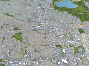 centennial city colorado usa 40km Modelo 3D
