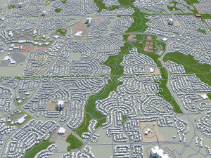 centennial city colorado usa 40km Modelo 3D