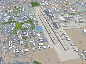 centennial city colorado usa 40km Modelo 3D