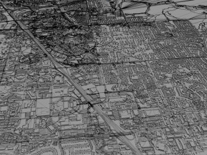 centennial city colorado usa 40km Modelo 3D