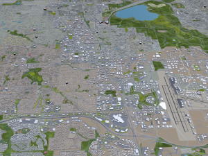 centennial city colorado usa 40km Modelo 3D