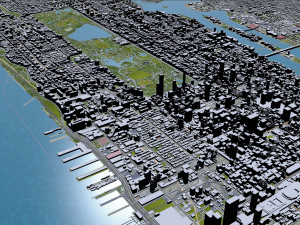 central park manhattan city new york 7km 3D Model