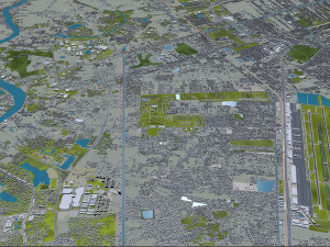 central park manhattan city new york 7km 3D Model