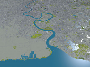 central park manhattan city new york 7km 3D Model