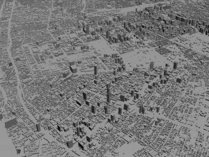 central park manhattan city new york 7km 3D Model