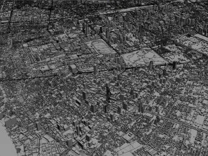 central park manhattan city new york 7km 3D Model