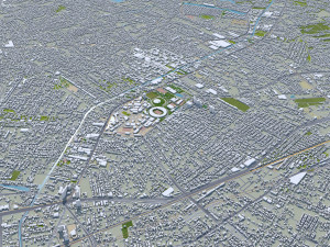 central park manhattan city new york 7km 3D Model