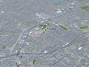 central park manhattan city new york 7km 3D Model